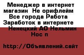 Менеджер в интернет-магазин. Не орифлейм - Все города Работа » Заработок в интернете   . Ненецкий АО,Нельмин Нос п.